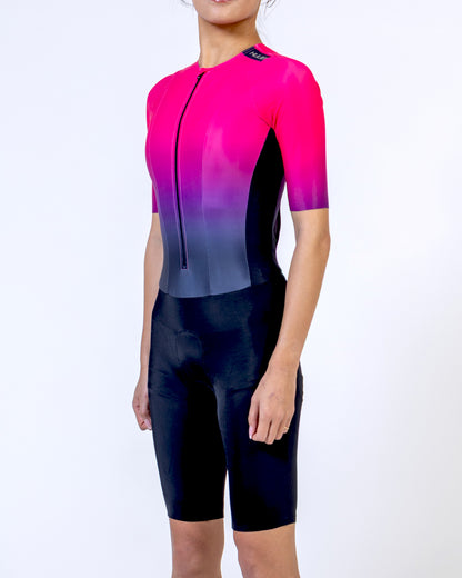 トライアスロンスーツ TCWLCRBW Collective Trisuit Wmns - Black/Red Fade [レディーズ]