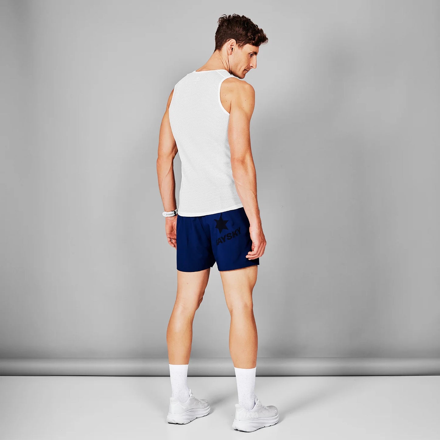 ベースレイヤー XMRBL31c101 Mesh Base Layer Singlet - White [メンズ]