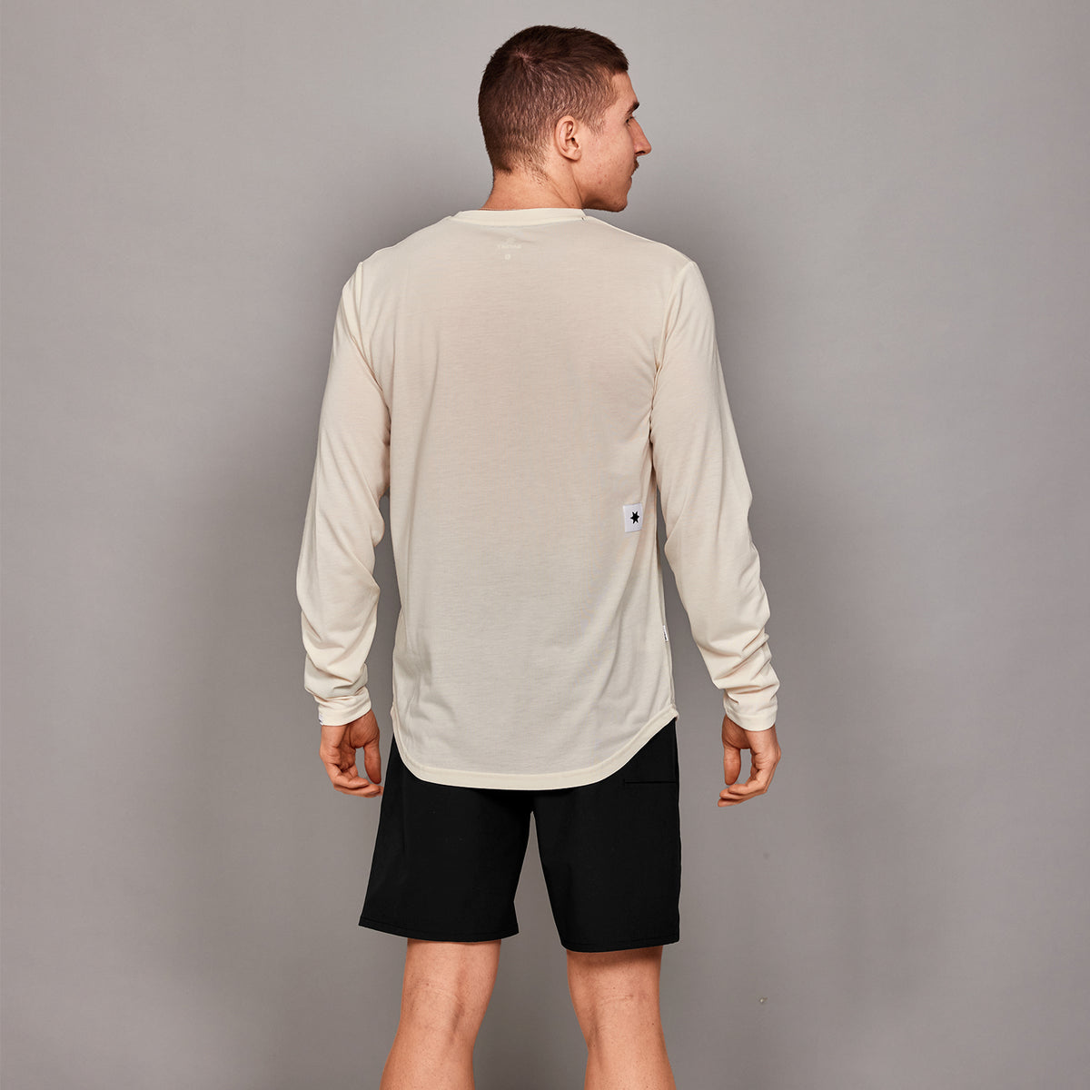 モーションTシャツ（ロングスリーブ） XMRLS51c102 Clean Motion Long Sleeve - White [メンズ]
