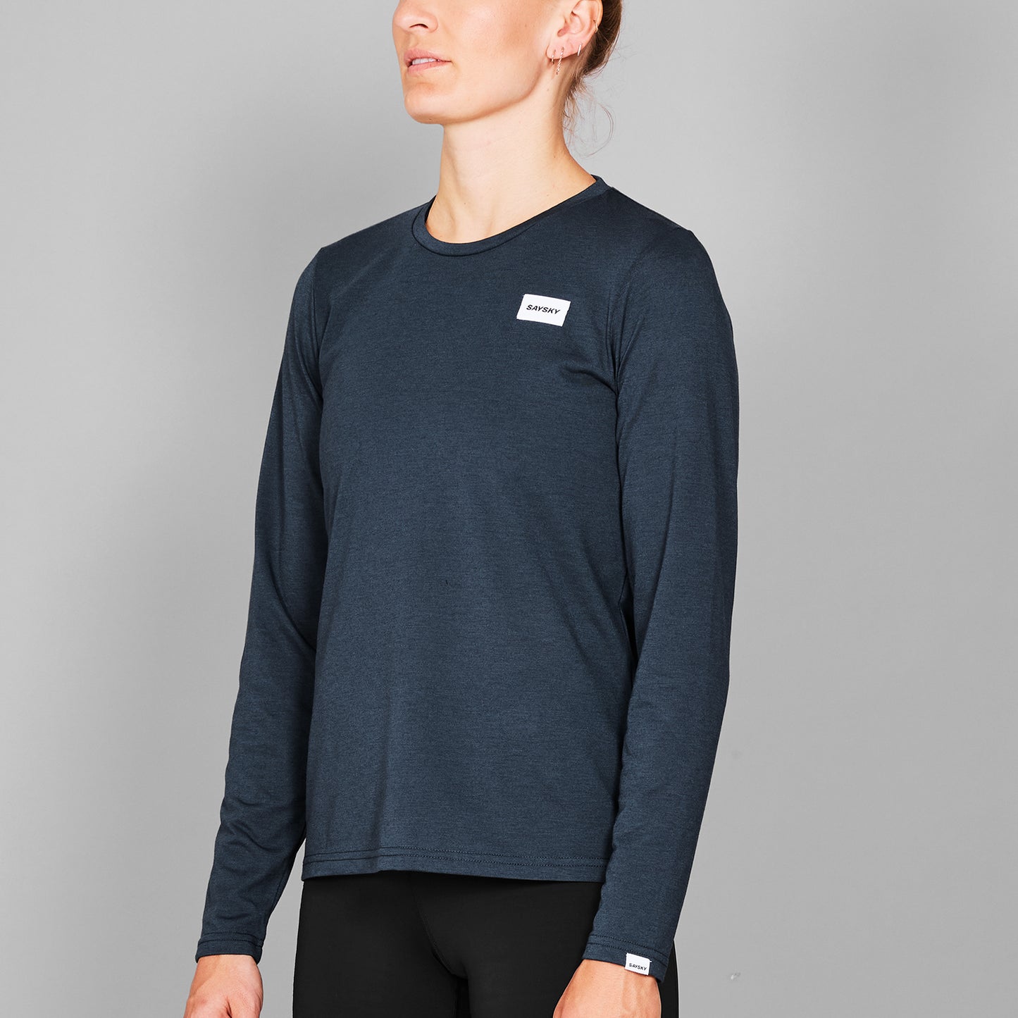 モーションTシャツ（ロングスリーブ） XWRLS51c6001 W Clean Motion Long Sleeve - Grey [レディーズ]