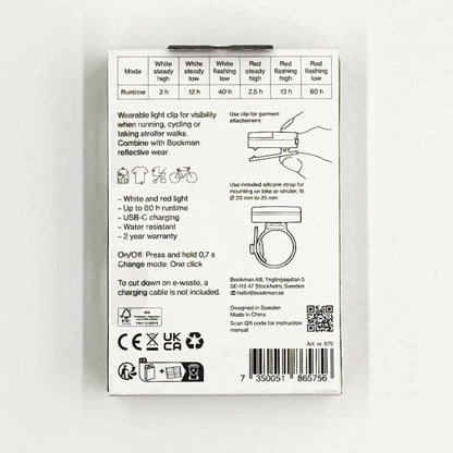 【5/31まで送料無料】ライト BM-576 Eclipse-with-usb-c エクリプス Eclipse With Usb-c - White