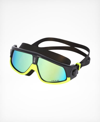 スイムゴーグル A2-RYFTBY Ryft Open Water Swim Mask - Matte Black/Yellow/Polarised Gold Lens [ユニセックス]