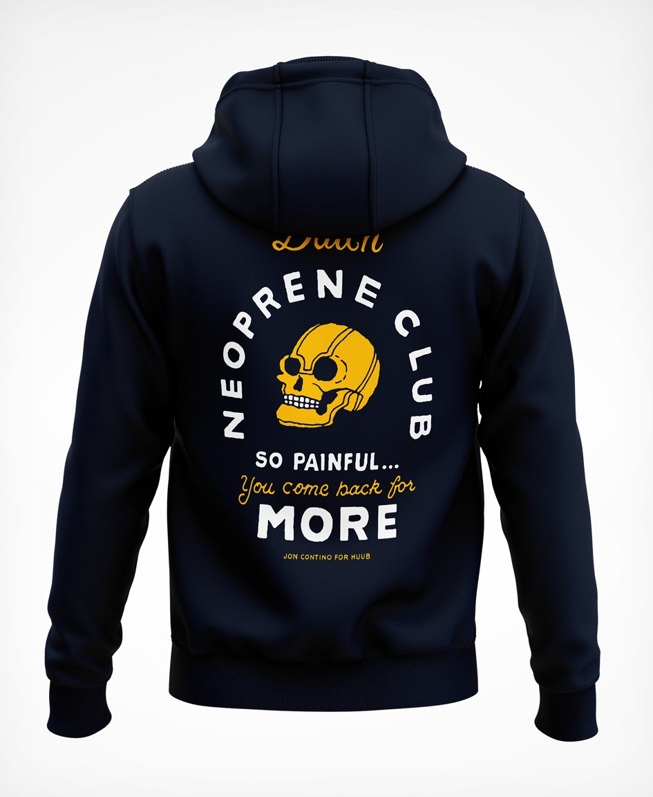 スウェットパーカー CONTDNCHYNY Dutch Neoprene Club Hoodie - Navy [ユニセックス]