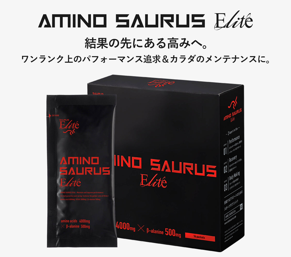 サプリメント SS008-14 AMINO SAURUS Elite（箱）