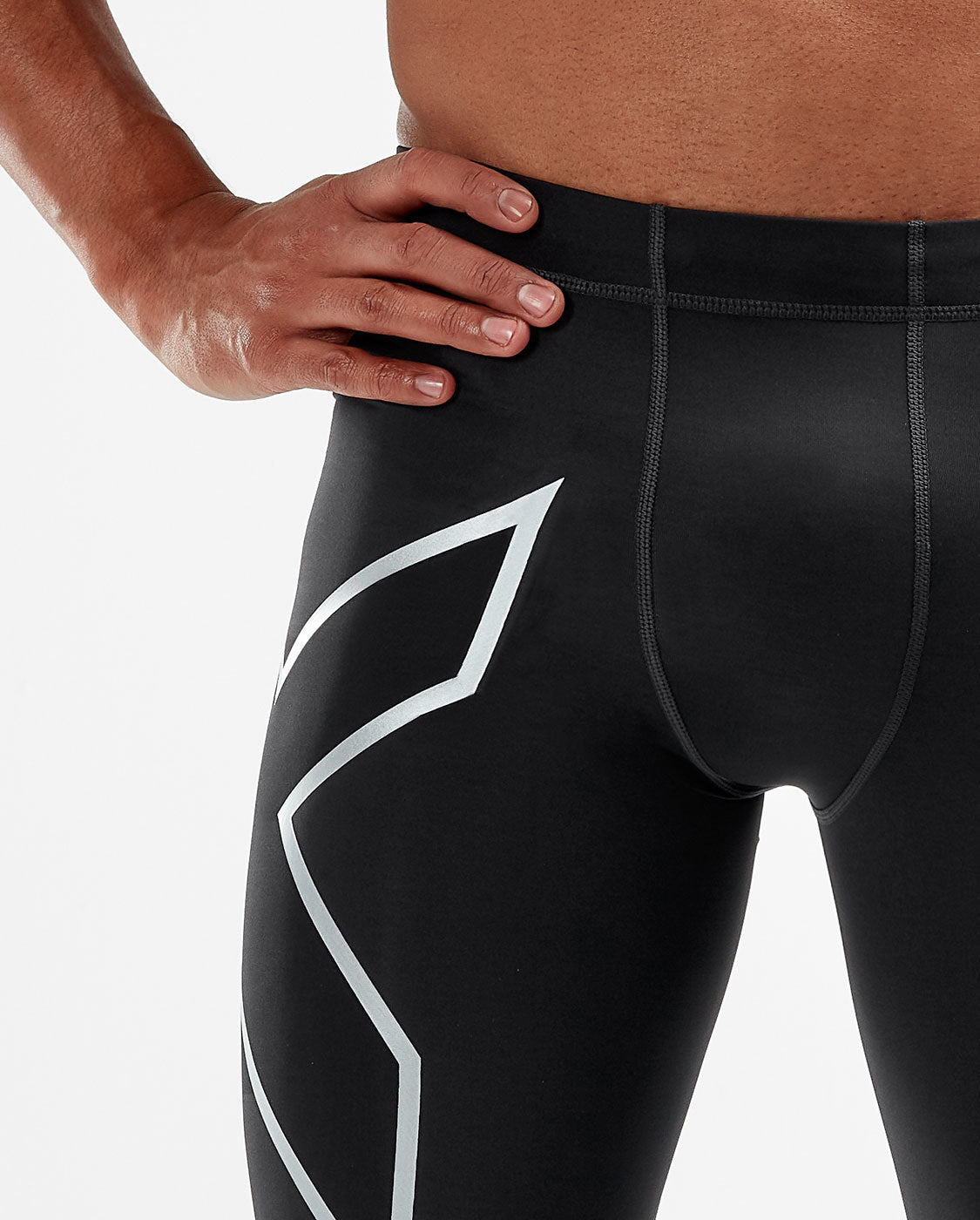 ランニングタイツ MA3849bBSIL Ma3849b-blk-sil PWXコンプレッションタイツ - Black/Silver [メンズ]