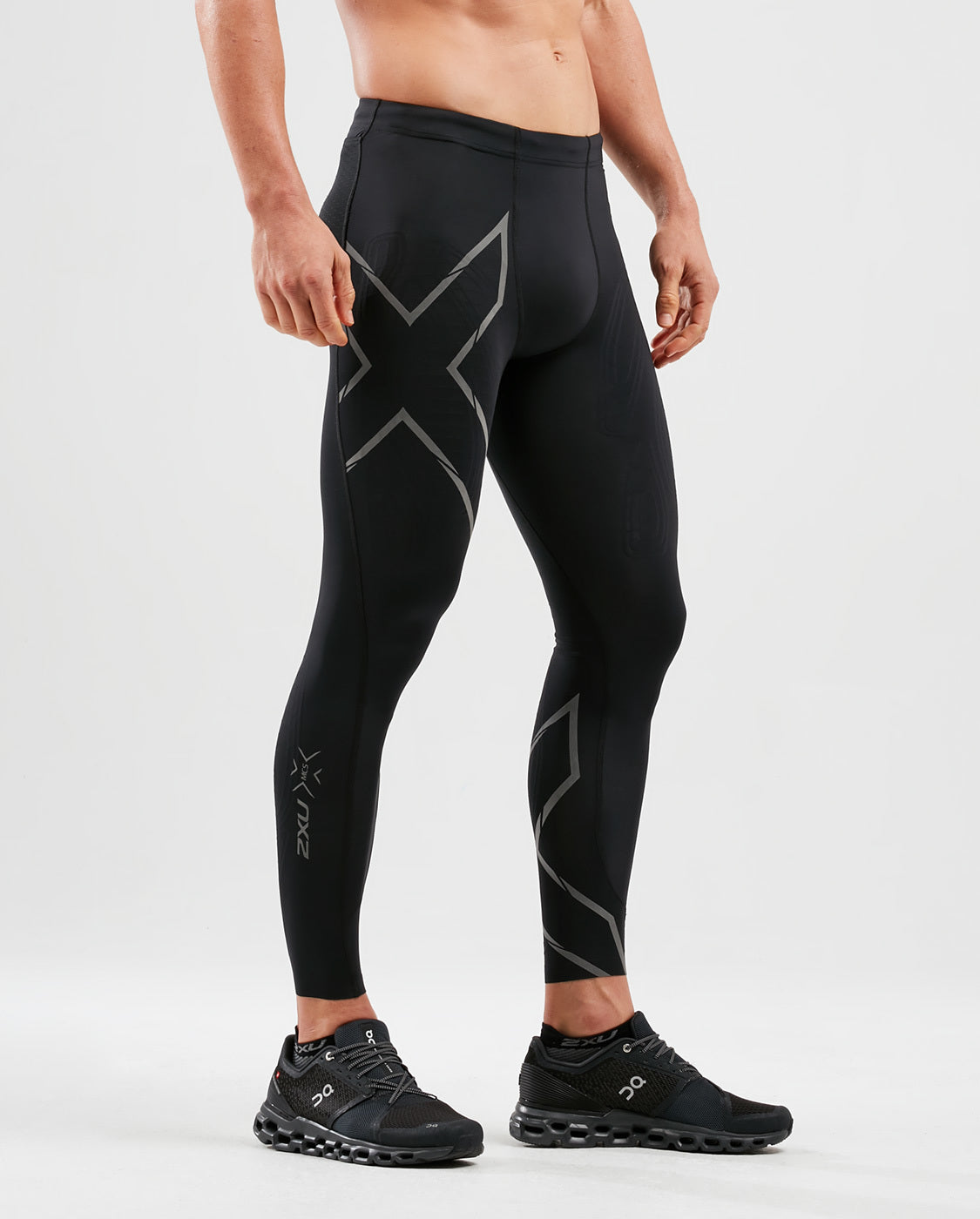 ランニングタイツ MA5305bBBRF Ma5305b-blk-brf MCSランコンプレッションタイツ（バックポケット付） - Black/Black Reflective [メンズ]