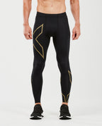 ランニングタイツ MA5305bBGRF Ma5305b-blk-grf MCSランコンプレッションタイツ（バックポケット付） - Black/Gold Reflective [メンズ]