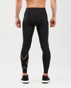 ランニングタイツ MA5305bBGRF Ma5305b-blk-grf MCSランコンプレッションタイツ（バックポケット付） - Black/Gold Reflective [メンズ]
