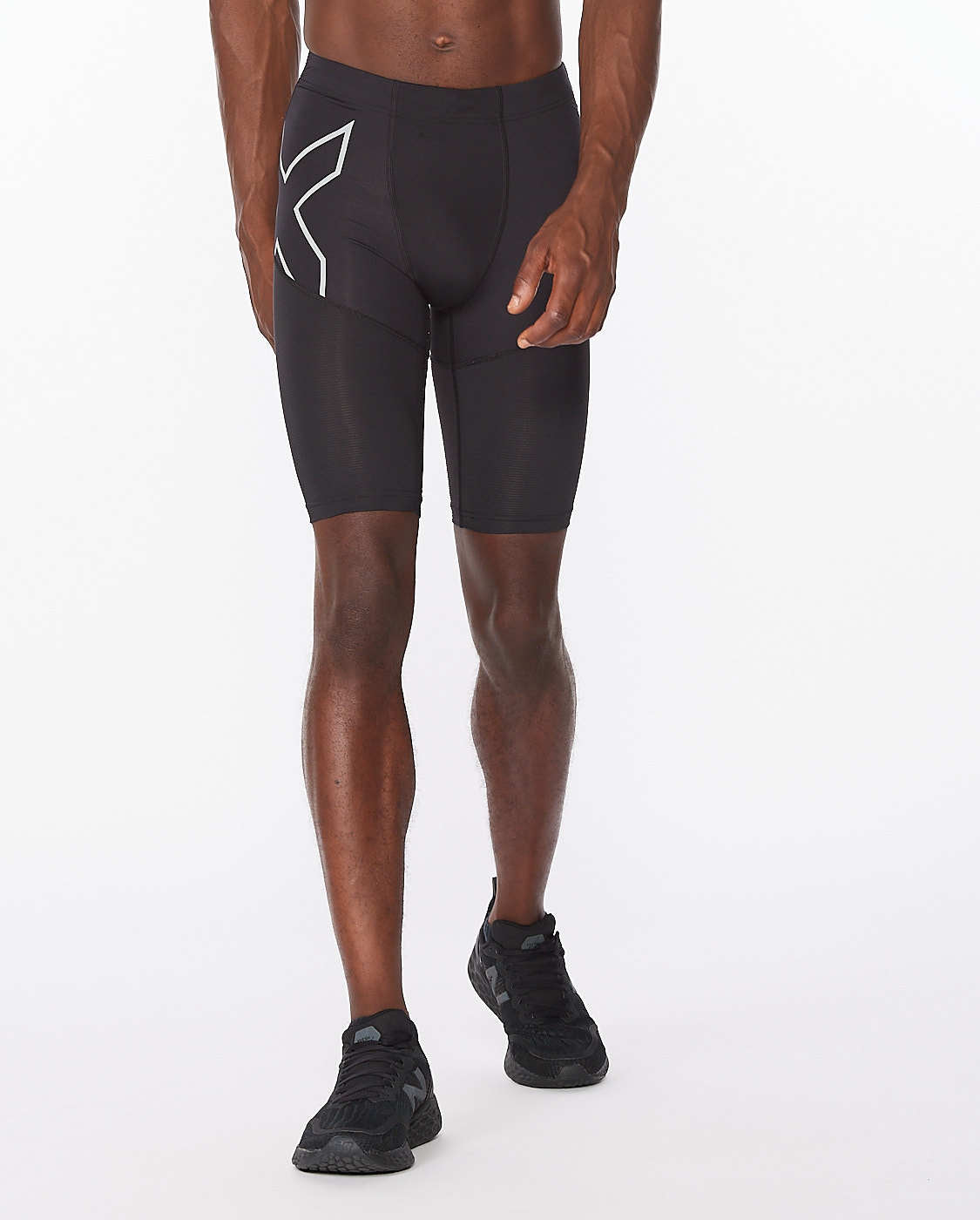 ショートタイツ MA6108bBSRF Ma6108b-blk-srf ランダッシュコンプレッションショーツ - Black/Silver Reflective [メンズ]
