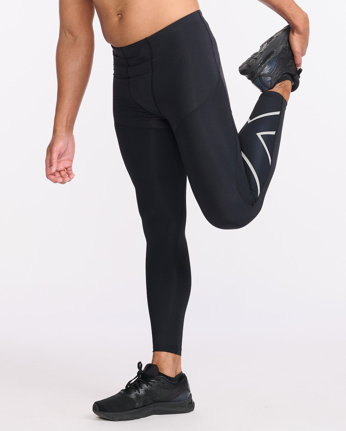 ランニングタイツ MA6529bBSRF Ma6529b-blk-srf エアロベントコンプレッションタイツ - Black/Silver Reflective [メンズ]