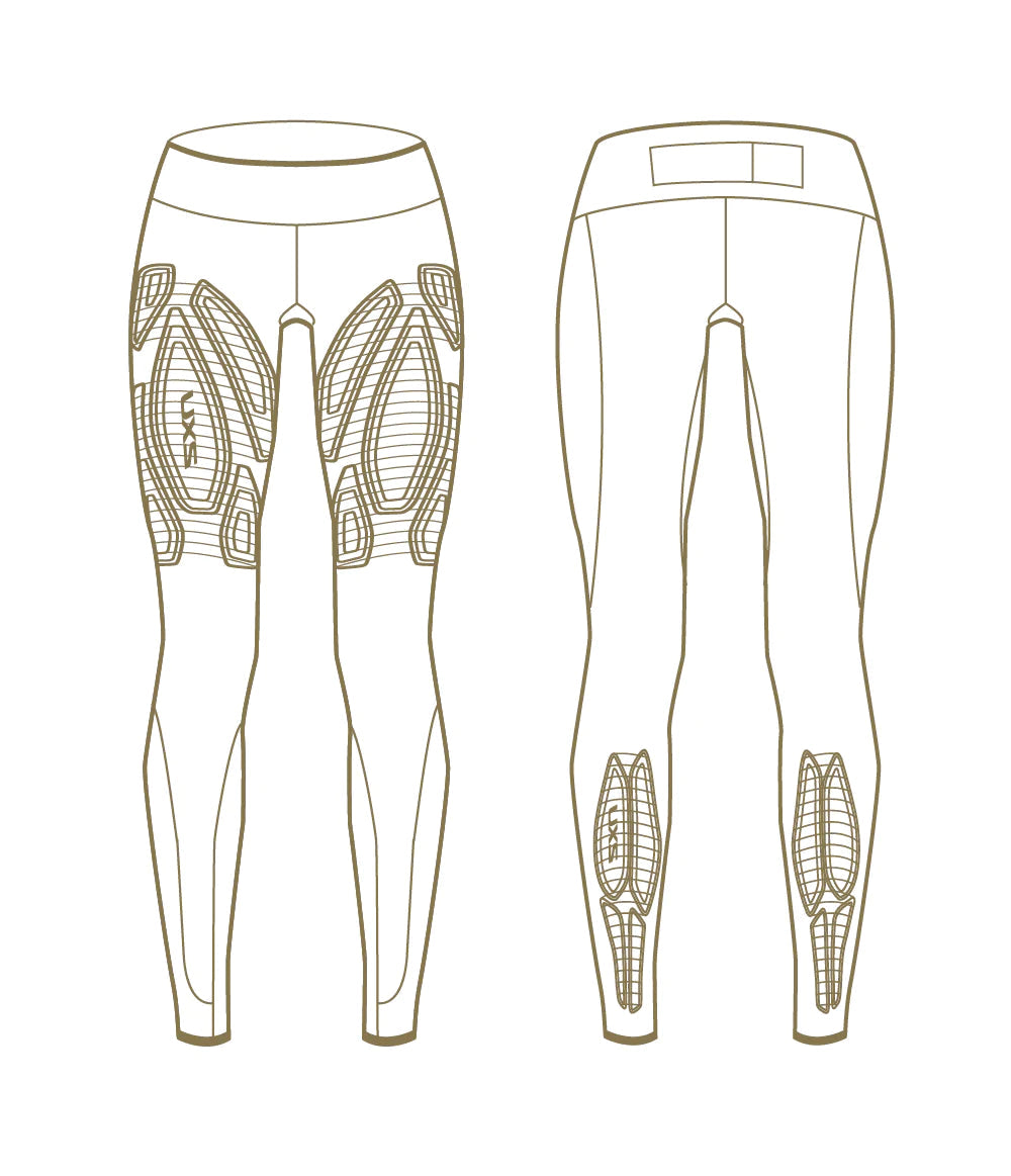 □ 公式 □ 2XU/ツータイムズユー ランニングタイツ WA6523bFLVF