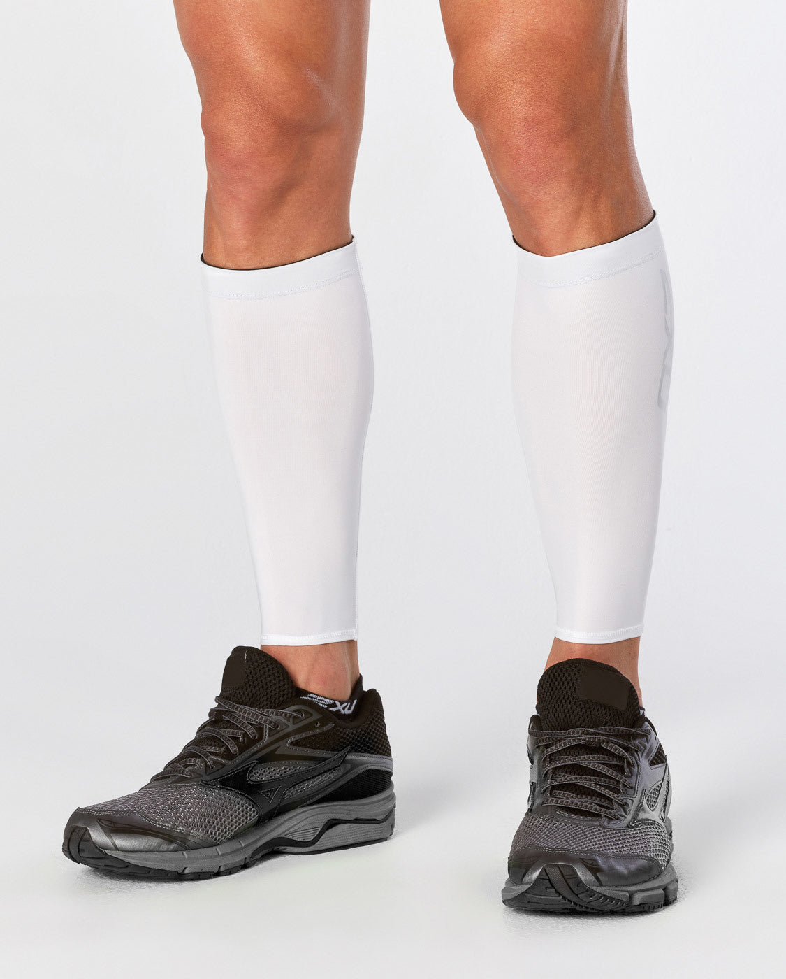 カーフガード UA1987bWWHT Ua1987b-wht-wht PWXコンプレッションカーフガード - White/White [ユニセックス]