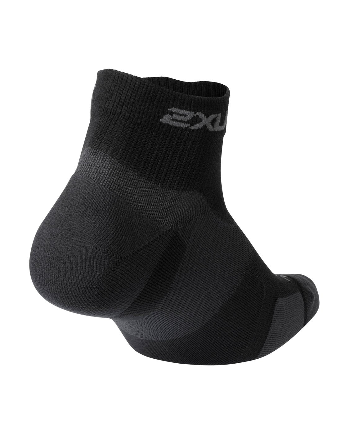 スポーツソックス UA5047eBTTM Vectr Light Cushion 1/4 Crew Socks - Black/Titanium Grey [ユニセックス]