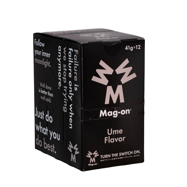 ジェル TW210251 Mag-on® エナジージェル (12個入) マグネシウム含有 梅フレーバー Ume Flavor