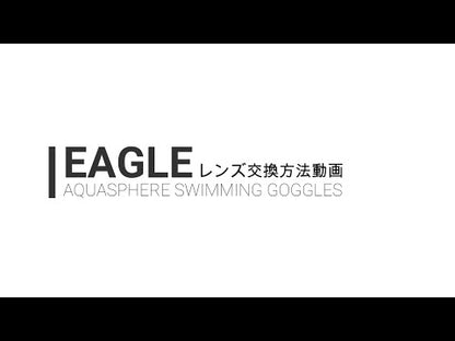 スイムゴーグル AQAS-197620 Eagle Goggle イーグル 度付きレンズ対応ゴーグル - Clear/Clear/Clear Lens [ユニセックス]