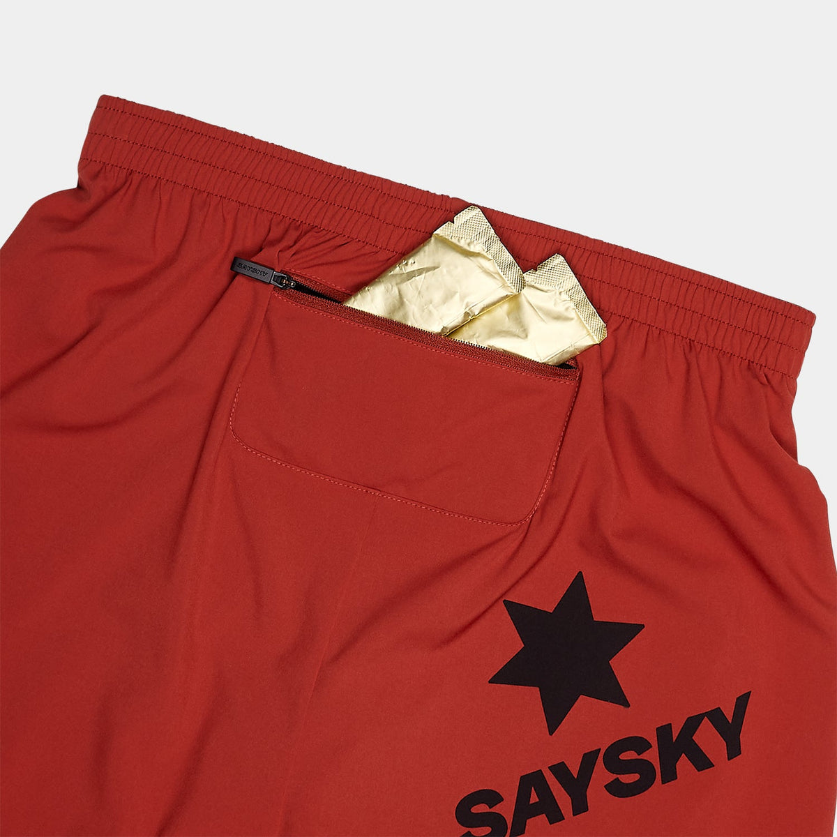 ランニングショーツ KMRSH01c501 Pace 2-in-1 Shorts 5inch - Red [メンズ]