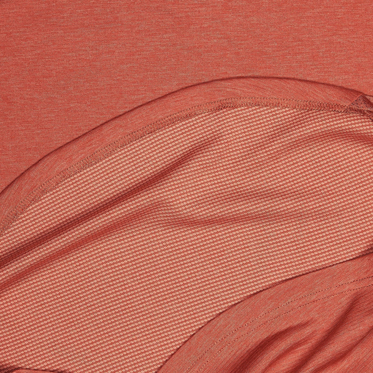 ランニングTシャツ(ロングスリーブ) KMRLS01c5001 Flow Longsleeve - Red [メンズ]