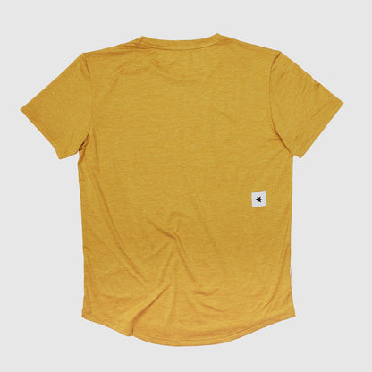 ランニングTシャツ KMRSS01c4002 Logo Pace T-shirt - Yellow [メンズ]