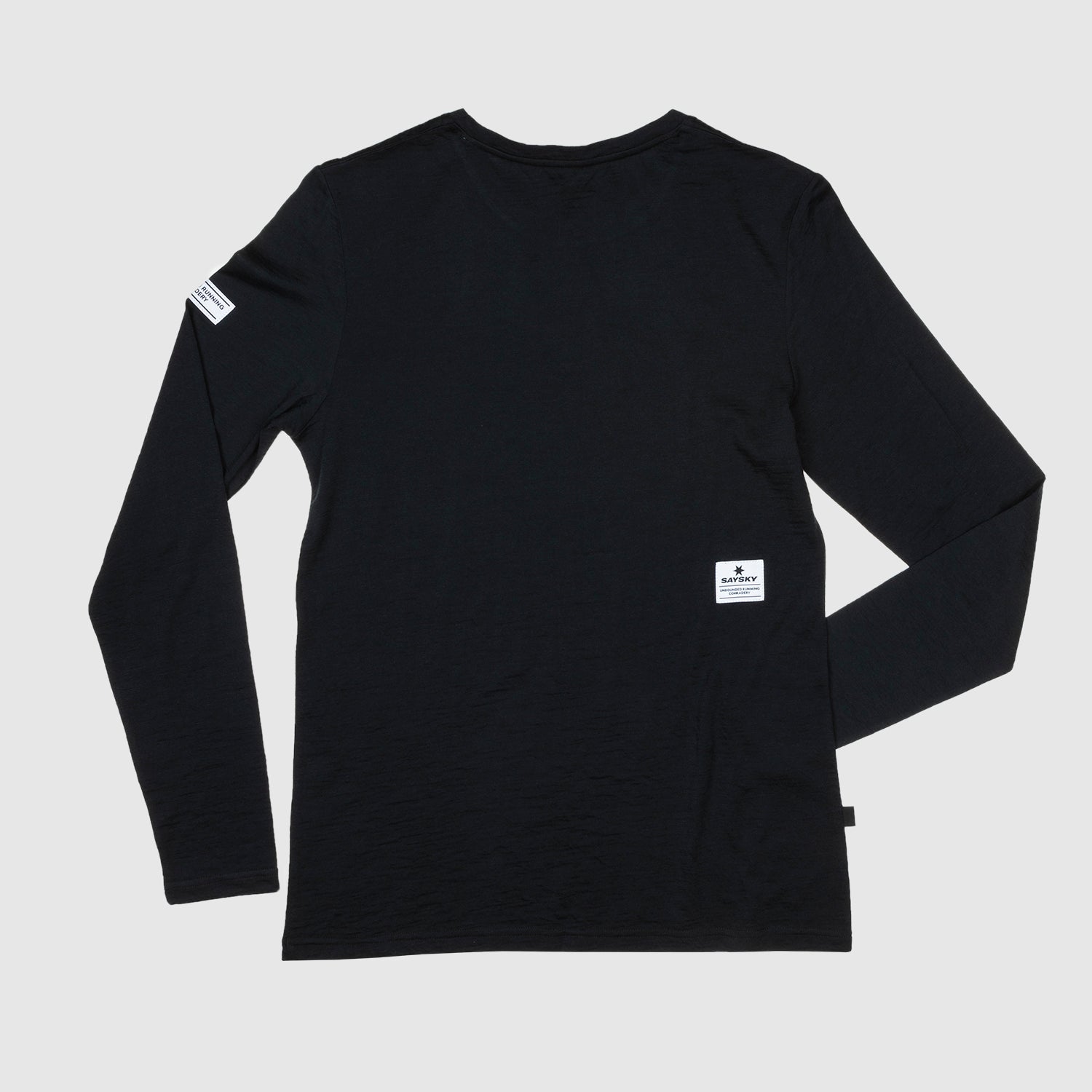 □ 公式 □ SAYSKY/セイスカイ ランニングTシャツ（ロングスリーブ） XMRLS40c901 Merino Base 165 Long  Sleeve - Black [メンズ] – STYLEBIKE