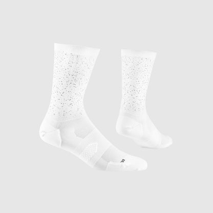 ランニングソックス XMASO01 Reflective High Combat Socks - White Universe [ユニセックス]