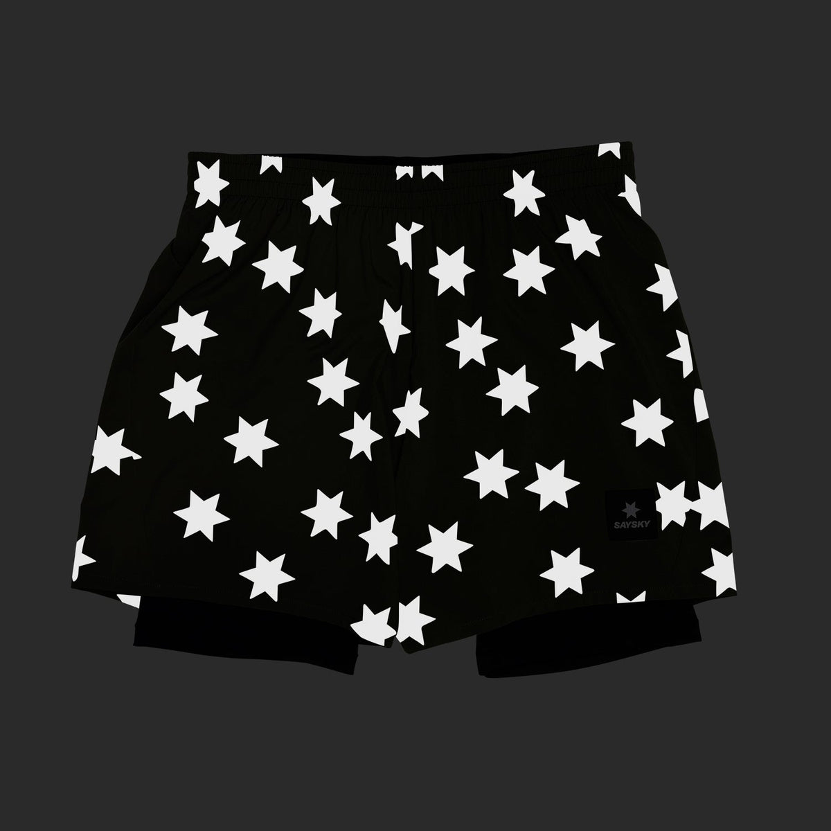 ランニングショーツ KMRSH03c1012 Star Reflective Pace 2-in-1 Shorts 5inch - Green [メンズ]