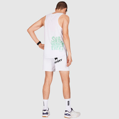 レースシングレット JMRSI15c101 Statement Flow Singlet - White [メンズ]