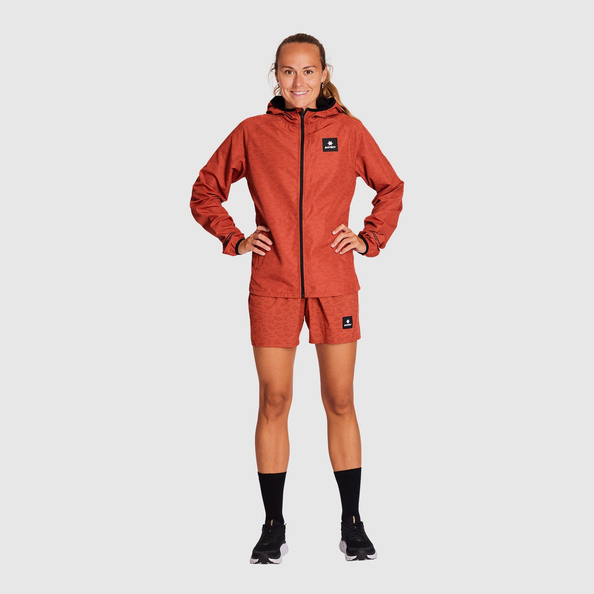 ランニングジャケット KMRJA01c1011 Statement Pace Jacket - Chili Oil Red [メンズ]
