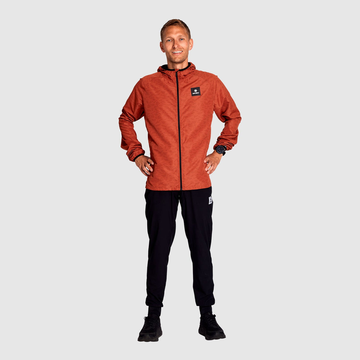 ランニングジャケット KMRJA01c1011 Statement Pace Jacket - Chili Oil Red [メンズ]