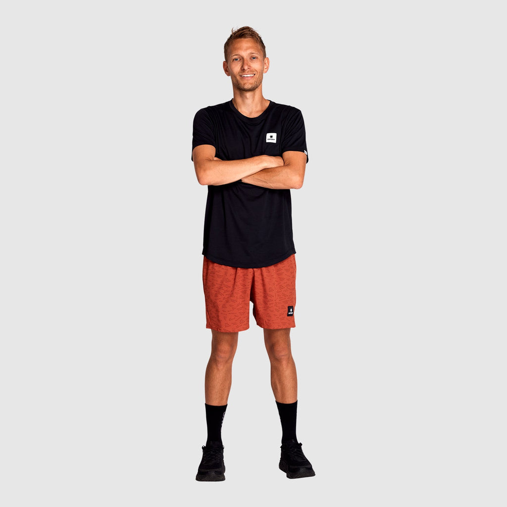 ランニングショーツ KMRSH06c1011 Statement Pace Shorts 5inch - Chili Oil Red [メンズ]
