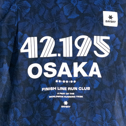 ランニングTシャツ ZMRSS31c1029 Flower Combat Osaka 2026 T-shirt - Blue Flower [メンズ]