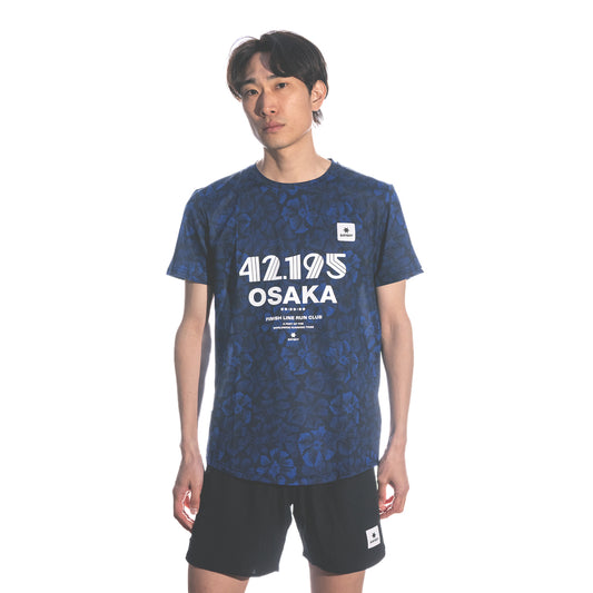 ランニングTシャツ ZMRSS31c1029 Flower Combat Osaka 2026 T-shirt - Blue Flower [メンズ]