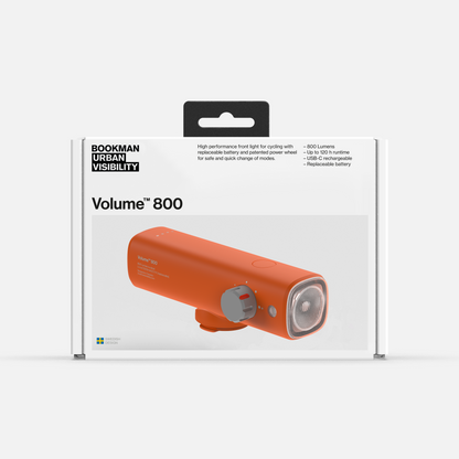 ライト BM-549 Volume-800 サイクルライト ヴォリューム800 Volume™ 800 - Orange