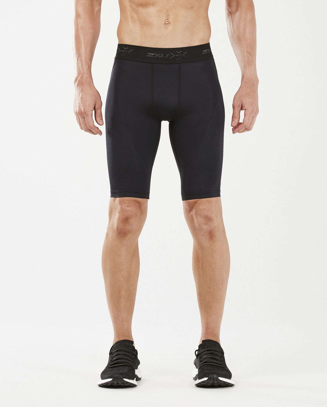 MCSクロストレーニングコンプレッションショーツ MCS X Training Compression Short - Black/Gold [メンズ] MA5366b-BLK/GLD - STYLE BIKE ONLINE SHOP