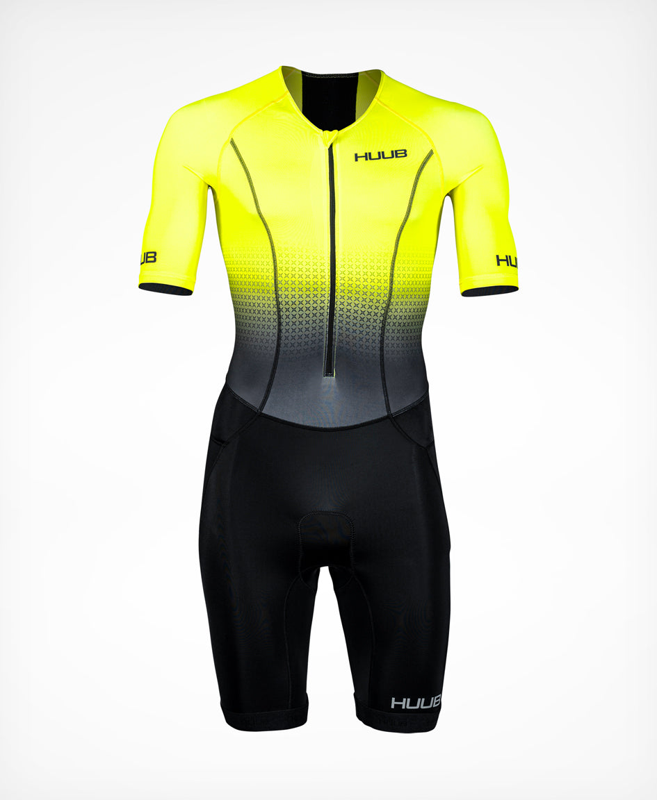 トライアスロンスーツ COMLCSFY コミット ロングコース スーツ Commit Long Course Suit - Fluo Yellow/Black [メンズ]