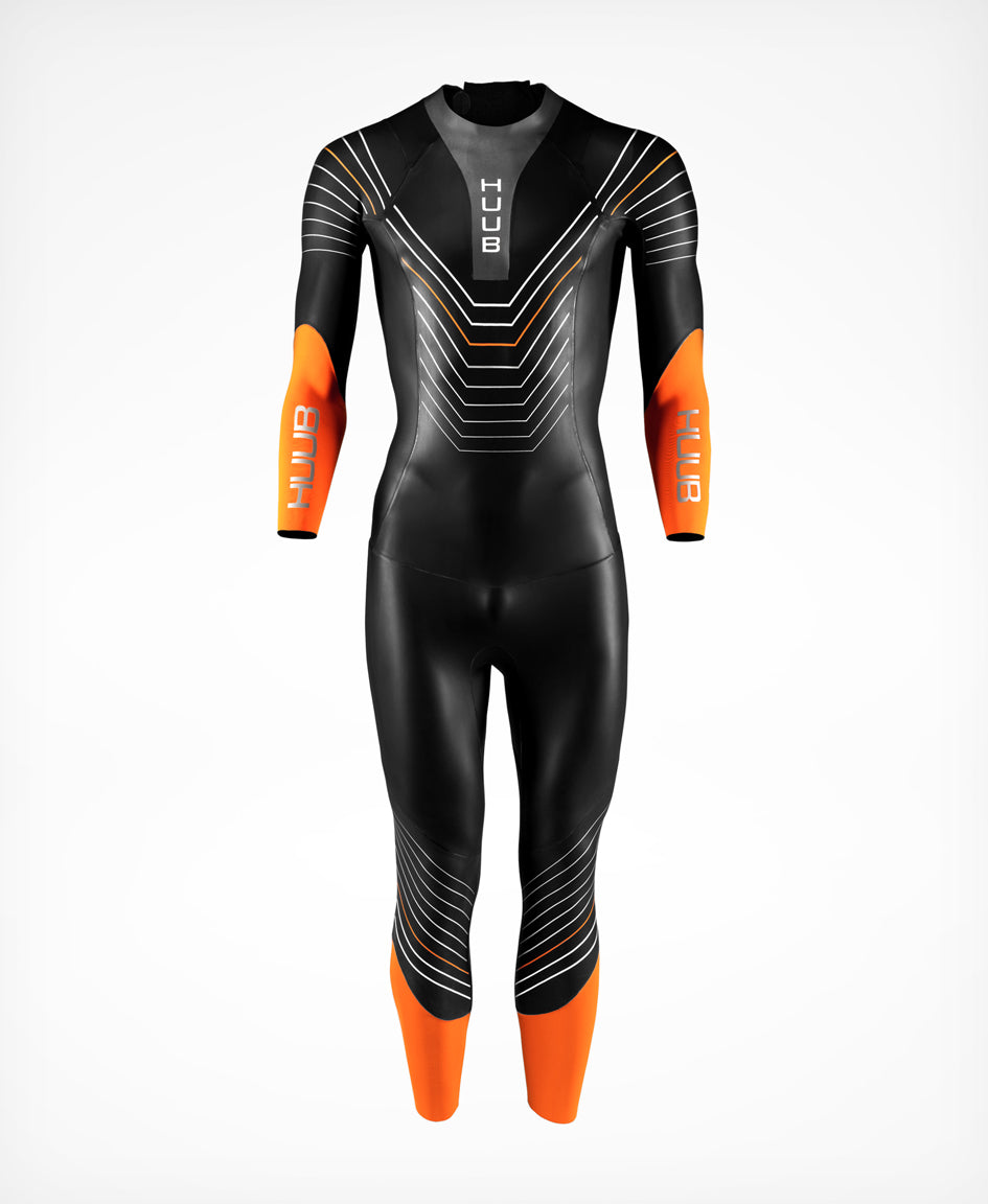 トライアスロン用ウェットスーツ ARAYA Sleeved Wetsuit - Black/Orange [メンズ]