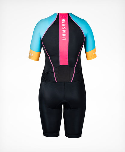 トライアスロンスーツ HERSLCS Her Spirit Long Course Suit - Black/Multi [レディーズ]