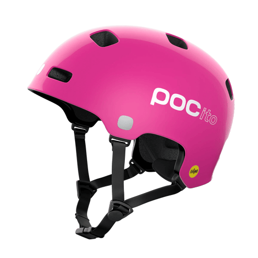 ロードバイク用ヘルメット 10570-1712 ポキートクレーンミップス Pocito Crane Mips - Fluorescent Pink [チャイルド]