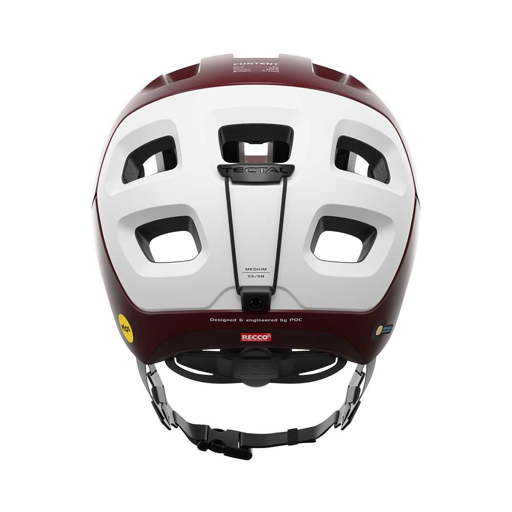 MTB用ヘルメット 10580-8449 テクタル レースミップス Tectal Race Mips - Garnet Red/Hydrogen White Matt [ユニセックス]