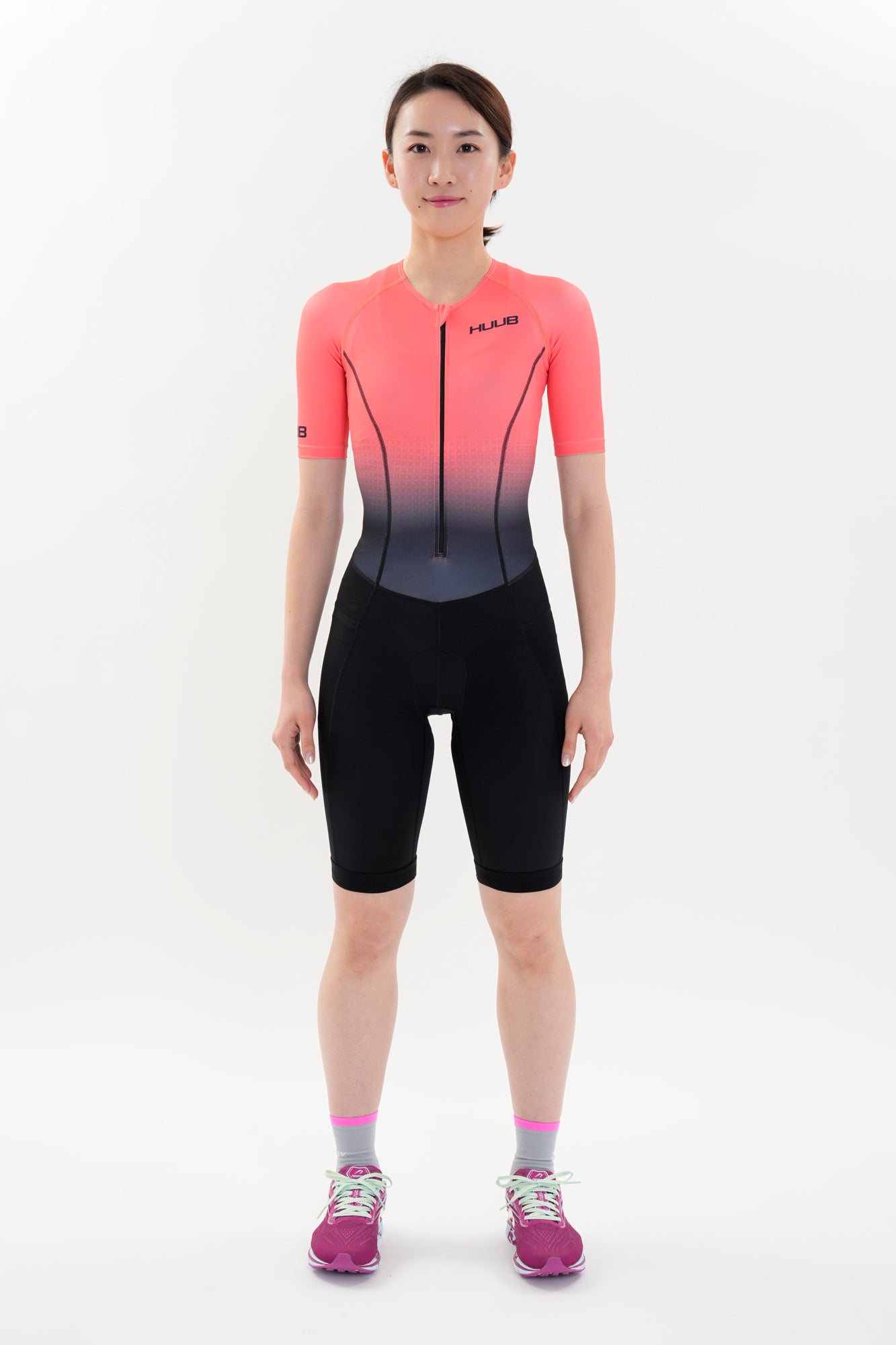 トライアスロンスーツ COMWLCSBC Commit Long Course Suit - Black/Coral [レディーズ]