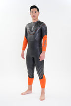 トライアスロン用ウェットスーツ ARAYA Sleeved Wetsuit - Black/Orange [メンズ]