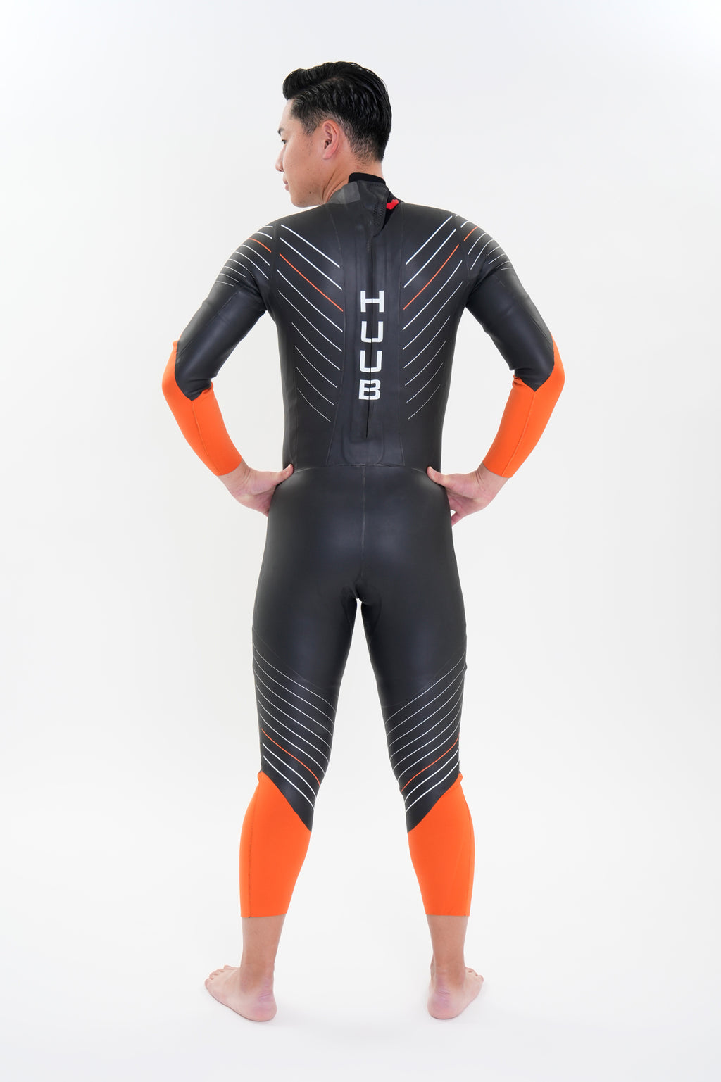 トライアスロン用ウェットスーツ ARAYA Sleeved Wetsuit - Black/Orange [メンズ]
