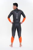 トライアスロン用ウェットスーツ ARAYA Sleeved Wetsuit - Black/Orange [メンズ]