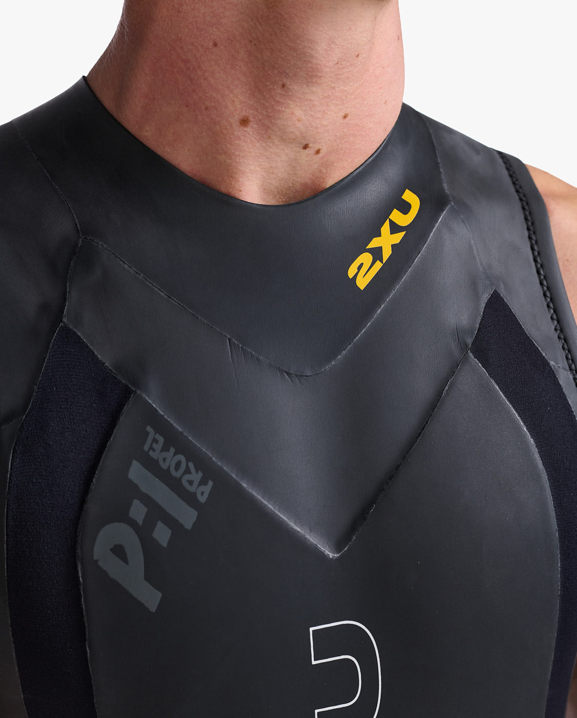 トライアスロン用ウェットスーツ MW4992c-BLK-ABN Propel P:1 Sleeveless プロペル P:1 スリーブレス - Black/Ambition Yellow [メンズ]