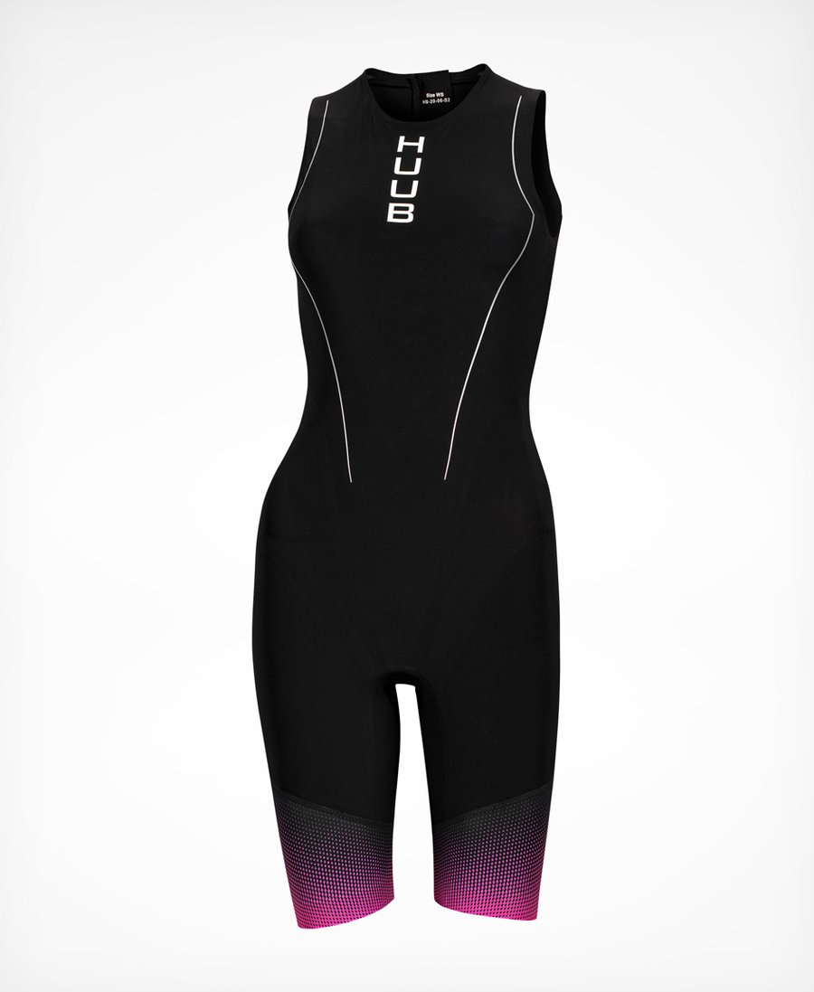 スイムスキン AURASKNW Aura Women`s Swimskin オーラスイムスキン - Black/Red [レディーズ]
