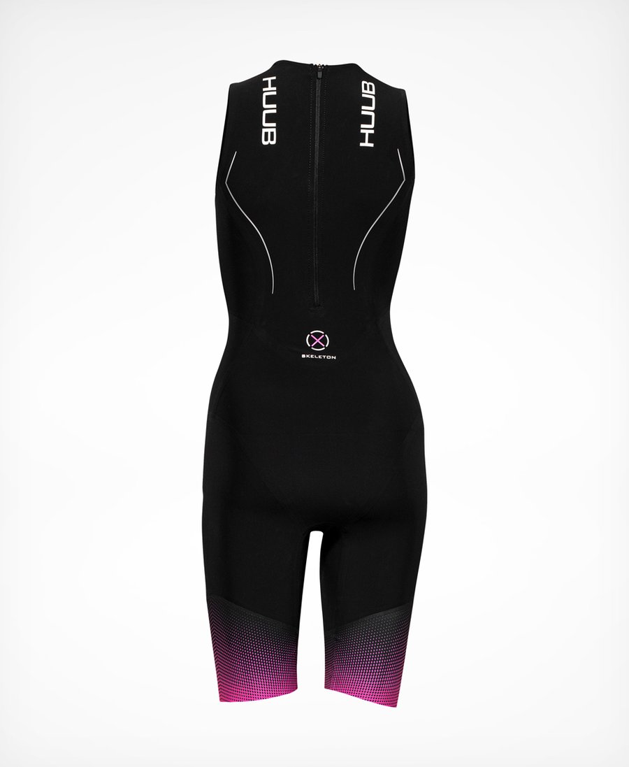 スイムスキン AURASKNW Aura Women`s Swimskin オーラスイムスキン - Black/Red [レディーズ]