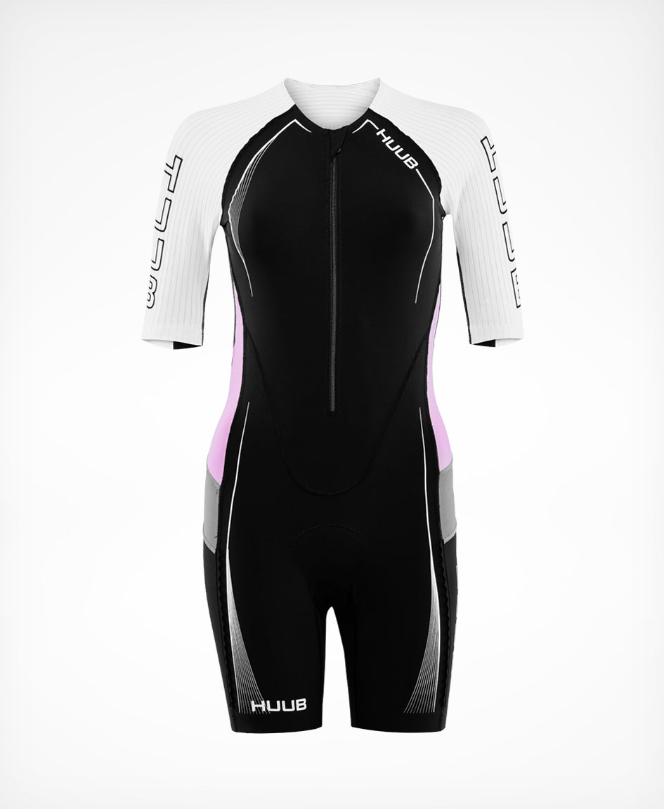 トライアスロンスーツ ANELCSW Anemoi Aero Tri Suit Womens - Black/Aqua/White [レディーズ]