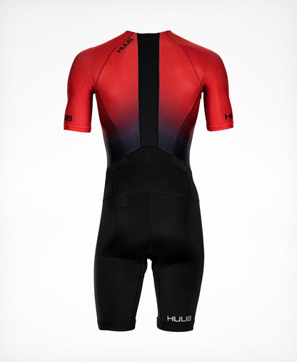 トライアスロンスーツ COMLCS コミット ロングコース スーツ Commit Long Course Suit - Red/Black [メンズ]