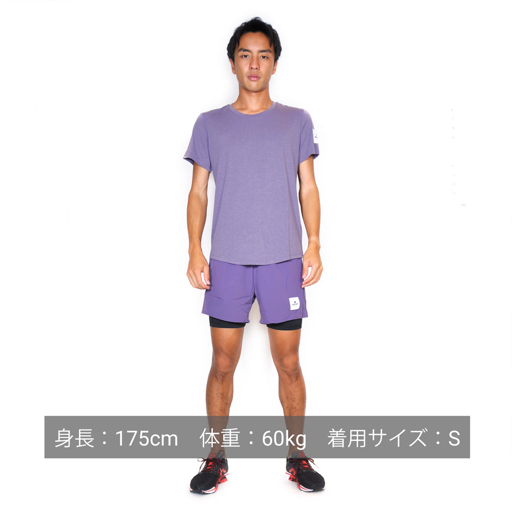 モーションTシャツ GMRSS07 Clean Motion Tee - Purple Sage [ユニセックス]