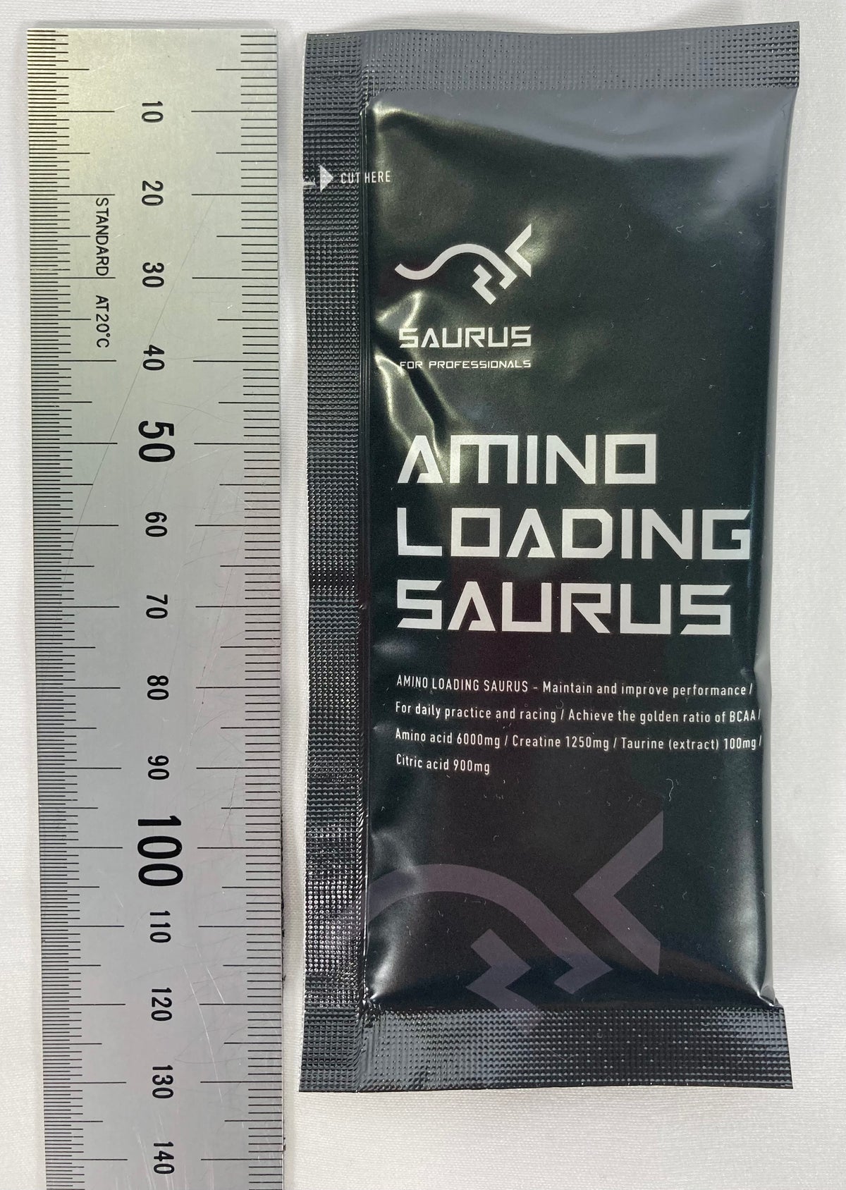 サプリメント SS-005 アミノローディングサウルス（顆粒タイプ14包入） 1本にアミノ酸6000MG(BCAA 3000mg)含有 ヨーグルトサワー風味 Yogurt Flavor