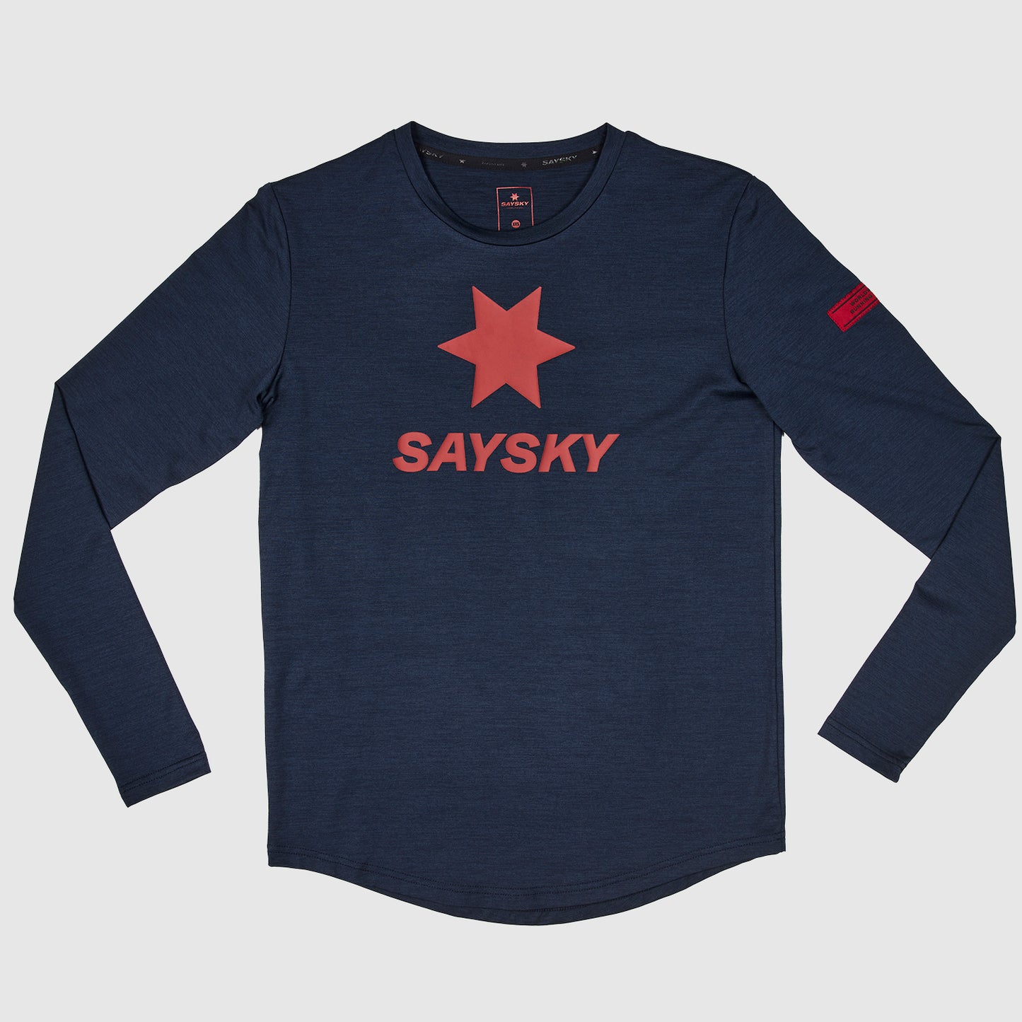 ランニングTシャツ（ロングスリーブ） IMRLS05 Classic Pace Long Sleeve - Sky Captain Blue Melange [ユニセックス]